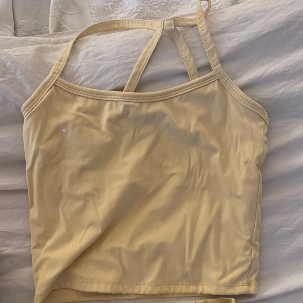 Amazon Yellow Two-Piece Workout Set - image 3